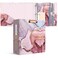 Ospelelf 3 Ring Binder for Letter Size Paper with 5 Tab Dividers 3 Inch Ring 44 Inch Spine Pink Large Binder with Clip for School and Office Supplies