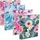 Global Printed Products 4 Pack Decorative Binder 1 Subject Floral Set