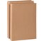 Homakover Natural Recycled Kraft Binder 3Holds Round Ring Binder 2 Pack Durable Binding Hard Cover Protector for Journal Notebook Inserted Sheets Refill Paper Holds 200 Sheets Capacity A4 Size