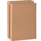 Homakover Natural Recycled Kraft Binder 3Holds Round Ring Binder 2 Pack Durable Binding Hard Cover Protector for Journal Notebook Inserted Sheets Refill Paper Holds 200 Sheets Capacity A4 Size
