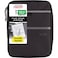 Five Star Zipper Binder 1 Inch 3Ring Binder with Round Rings CarryAll with Pockets and 4Tab Dividers 375 Sheet Capacity BlackGray 29092IT8