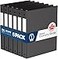Davis Group Premium Economy 6Pack 3Ring Binders for School or Office RoundRing Binders 1 Inch Black