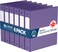 Davis Group Premium Economy 6Pack 3Ring Binders for School or Office RoundRing Binders 15 Inch Purple