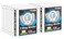 PANDRI 3 Ring Binder 1 Inch 12 Pack 1Inch Binder Fits Letter Size 85 x 11 Paper Versatile Binders for Office Home School 2 Pockets White