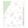 Kokuyo Campus Refillable Notebook B5 Slim 2 Ring Binder Notebook with 5 Subject Dividers 100 Sheets Capacity Suitable for 26 Holes Loose Leaf Paper Mineral Pistachio Green LePP358L4LG