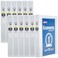 Avery Standard View 3 Ring Binders 1 Round Rings 175Sheet Capacity 14 Inch Wide Spine White Binders Ideal for Lightweight Organization and Occasional Referencing 12Pack of 05711