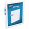 Avery Showcase Standard View 3 Ring Binders 1 Slant Rings 250Sheet Capacity 14 Inch Wide Spine White Binders Ideal for Lightweight Organization and Occasional Referencing 4Pack of 22343