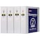 Avery Standard View 3 Ring Binders 2 Round Rings 375Sheet Capacity 28 Inch Wide Spine White Binders Ideal for Lightweight Organization and Occasional Referencing 4Pack of 19202