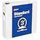 Avery Standard View 3 Ring Binder 3 Round Rings 460Sheet Capacity 35 Inch Wide Spine 1 White Binder Ideal for Lightweight Organization and Occasional Referencing 05741