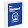 Avery Standard View 3 Ring Binder 05 Round Rings 100Sheet Capacity 07 Inch Wide Spine 1 White Binder Ideal for Lightweight Organization and Occasional Referencing 05706