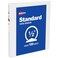 Avery Standard View 3 Ring Binder 05 Round Rings 100Sheet Capacity 07 Inch Wide Spine 1 White Binder Ideal for Lightweight Organization and Occasional Referencing 05750