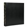 LETVPVOW Vintage Hardback 3 Ring Binder 1 Inch Professional Leather Binder 3 Ring Three Ring Binders Fits 85 x 11 D Ring Binders for Photo Album Home School and Office Supplies Black