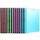 MAKHISTORY Telescoping 3 Ring Binder12PCS Flexible Binder with Customized Front CoverClear Catalog Pocket3 Round Rings Flat Writing Binder 4 Bright Colors