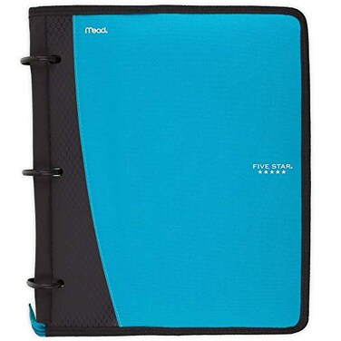 Five Star Flex Hybrid NoteBinder 1 Inch Ring Binder Notebook and Binder AllinOne Teal 73420