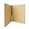 RUIXIB Blank A5 Kraft Paper Hardcover 6Holes Round Ring Binder Protector for Notebook Diary JournalSchool Office Stationery Supplies Loose Leaf Binder Folder File Cover Organizer Planner