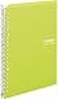 Kokuyo Campus Smart Ring Binder A5 Yellow Green Refillable Binder Notebook 20 Holes with 10 Extra LooseLeaf Paper Up to 25 Filler Papers for Work Study Japan Import RUSP130YG