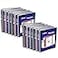 Avery FlexiView 3 Ring Binders 1 Inch Round Rings Assorted Colors Black Burgundy Navy Blue Pack of 12 Binders 17688