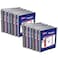 Avery FlexiView 3 Ring Binders 1 Inch Round Rings Assorted Colors Black Burgundy Navy Blue Pack of 12 Binders 17688