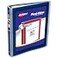 Avery FlexiView 3 Ring Binder 1 Inch Round Rings 1 Navy Blue Binder 17685