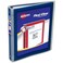 Avery FlexiView 3 Ring Binder 1 Inch Round Rings 1 Navy Blue Binder 17685