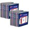 Avery FlexiView 3 Ring Binders 12 Inch Round Rings Assorted Colors Black Burgundy Navy Blue Pack of 12 Binders 15760