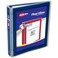 Avery FlexiView 3 Ring Binder 15 Inch Round Rings 1 Navy Blue Binder 17638