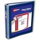 Avery FlexiView 3 Ring Binder 15 Inch Round Rings 1 Navy Blue Binder 17638