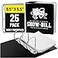 Ring Binder Depot Playbill Binder with Sleeves 25 Sheet Protectors Broadway and Theatre ShowBill Holder Fits 55 x 85 Programs 3 Ring DRing AcidFree Archival Musical Theater Gift Black