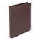 Samsill Classic Collection 3 Ring Leather Binder Executive Presentation Portfolio 1 Inch Holds 200 Sheets Brass Round Ring Burgundy