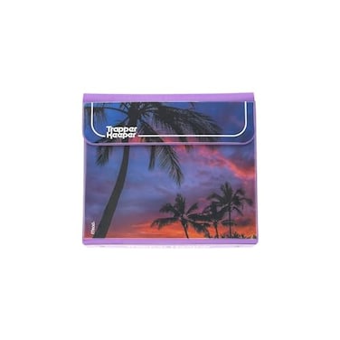 Mead Trapper Keeper Binder Retro Design 1 Inch Binder with Folders and Pockets Holds 812 x 11 Paper Palm Trees 260038FDE1ECM