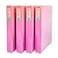 Yoobi 1 Inch Binder Set 3Ring Binders with 2 Pockets Perfect for School or Office Holds up to 220 Sheets 4 Pack Pink Ombre