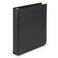Samsill Classic Collection Leather 3 Ring Binder Executive Presentation Portfolio 15 Inch Holds 325 Sheets Brass Round Ring Black