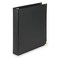 Samsill Classic Collection Leather 3 Ring Binder Executive Presentation Portfolio 15 Inch Holds 325 Sheets Brass Round Ring Black