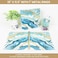 bloom daily planners 1Inch 3 Ring Binder for School Office Home Decorative 1 Binder Organizer for Standard Letter Size Paper 10 x 115 Geode