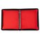 JAM PAPER Plastic Zipper 15 inch Binder Red 3 Ring Binder Sold Individually