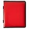 JAM PAPER Plastic Zipper 15 inch Binder Red 3 Ring Binder Sold Individually