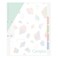 Kokuyo Campus Refillable Notebook A4 Slim 2 Ring Binder Notebook with 5 Subject Dividers 100 Sheets Capacity Suitable for 30 Holes Loose Leaf Paper Mineral Color Sorbet Blue LePP158L4LB