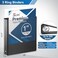 SUIN 1inch 3 Ring Binder with 2 Interior Pockets 1Durable Binders Holds US Letter Size 85 x 11 Paper Versatile Binders for Office Home and School Use 6 Pack Black