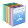 Clipique 1 Inch Binders 3 Ring6 Pack Three Ring Binder with 2 PocketsPVCFreeCustomizable Clear View Cover for 85 x 11 Letter Size Papers Round Ring Ideal for School Office Supplies