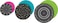 Teacher Created Resources Chalkboard Brights Hanging Paper Fans TCR77104