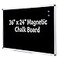 DexBoard 36 x 24 Inch Magnetic Black Chalkboard for Wall WallMounted School Blackboard with Aluminum Frame for Teachers Written on by Regular Chalk