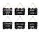 Advanced Group Corp. 6 Chalkboard Sign Hanging Acrylic 4x6 Double Sided for Standard Chalk Other Side for Chalk Marker Message Signs Mini Blackboard Advanced Group Corp