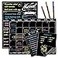 JJPRO Magnetic Chalkboard Monthly Calendar Weekly Meal Planning Blackboard Combo Set with Neon Bright Liquid Chalk Markers Bonus Grocery List and Notepad Blackboard for Refrigerator Included
