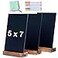 NEWNEWSHOW 3Pack 51x79 in Blackboard Sign Double Sided with Wood Base Message Chalkboard Erasable Message Board Sign with Wood Base for Shop Wedding Kitchen Home Party Decoration
