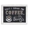 Emaison Rustic Magnetic Chalkboard Signs 16 x 20 inch Wood Framed Wall Hanging Display Board for Wedding Bar Kitchen White