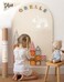 Orelle MagicWall Magnetic Arch Wall Decal Repositionable RenterFriendly Peel Stick Magnetic Wall Decal Chalkboard Playroom Essentials Large 24 x 39 Cream