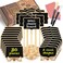 OleOletOy Mini Chalkboard Signs 30 Pack Framed Small Chalk Board Food Labels with Easel Stand for Party Buffet or Wedding Celebration Wooden Blackboard as Place Cards for Table Setting or Numbers 30