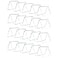 AITEE 20 Pack Mini Chalkboard Signs Acrylic Tabletop Signs for Food Weddings Parties Messages