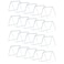 AITEE 20 Pack Mini Chalkboard Signs Acrylic Tabletop Signs for Food Weddings Parties Messages