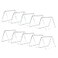AITEE Mini Tabletop Chalkboard Signs 10 Pack Acrylic Mini Chalkboard Signs for Food Weddings Birthday Parties Buffet Bakery